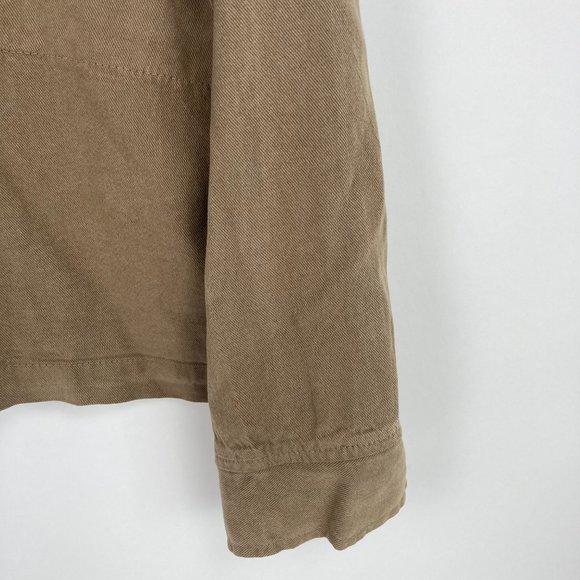 Better Than Basic Brown Button Up Blazer PS - Picture 4 of 9